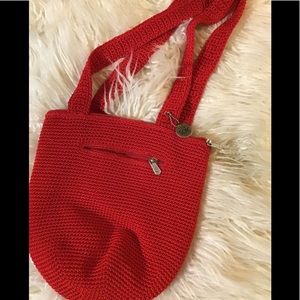 Woman’s red the sack shoulder bag/purse